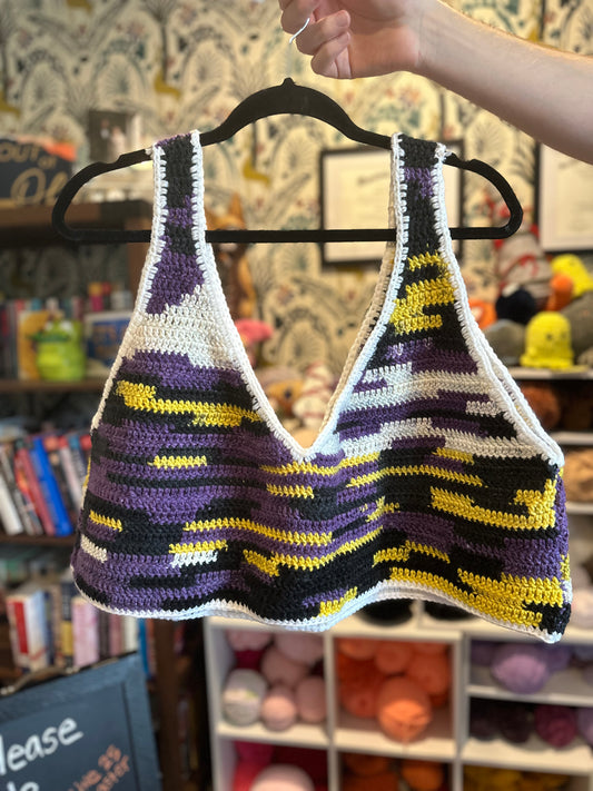 Non Binary Pride Flag Crochet Vest