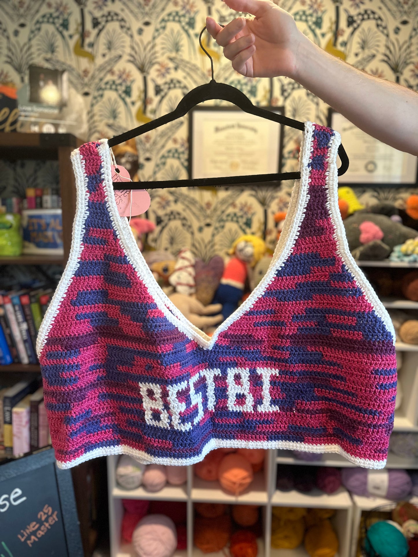 Best Bi Pride Flag Crochet Vest