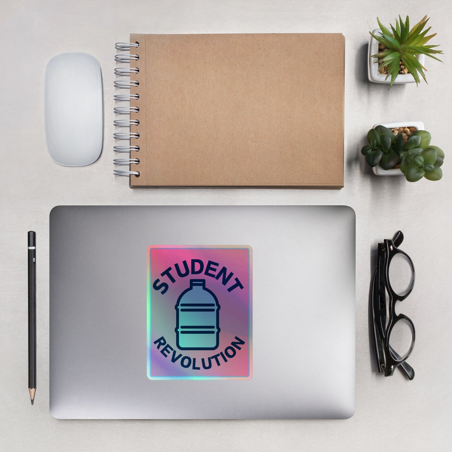 Student Revolution Holographic Sticker