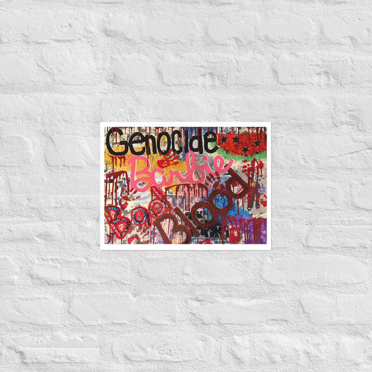 Genocide Barbie Art Print