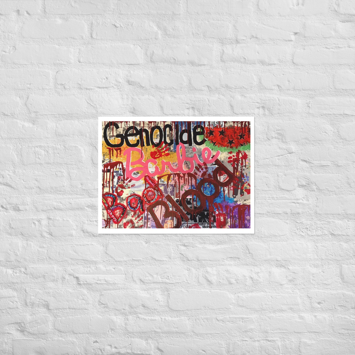 Genocide Barbie Art Print